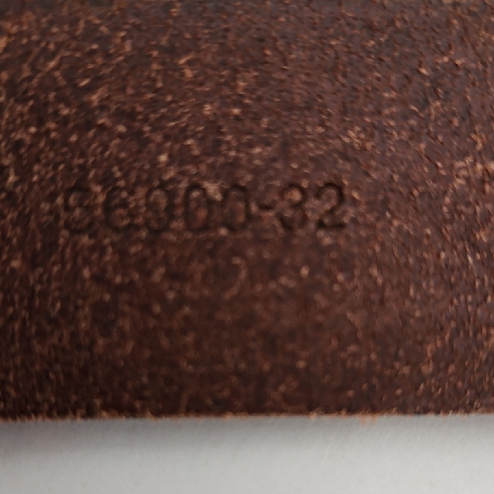 Wilsons Leather Mens Brown Italian Leather Belt Size 40 Rugged Casual - Picture 6 of 8